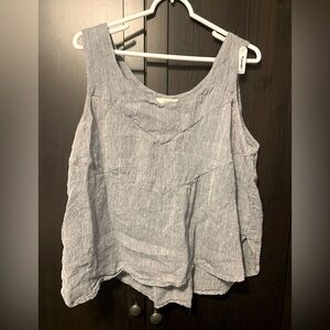 Cannisse linen blend tank